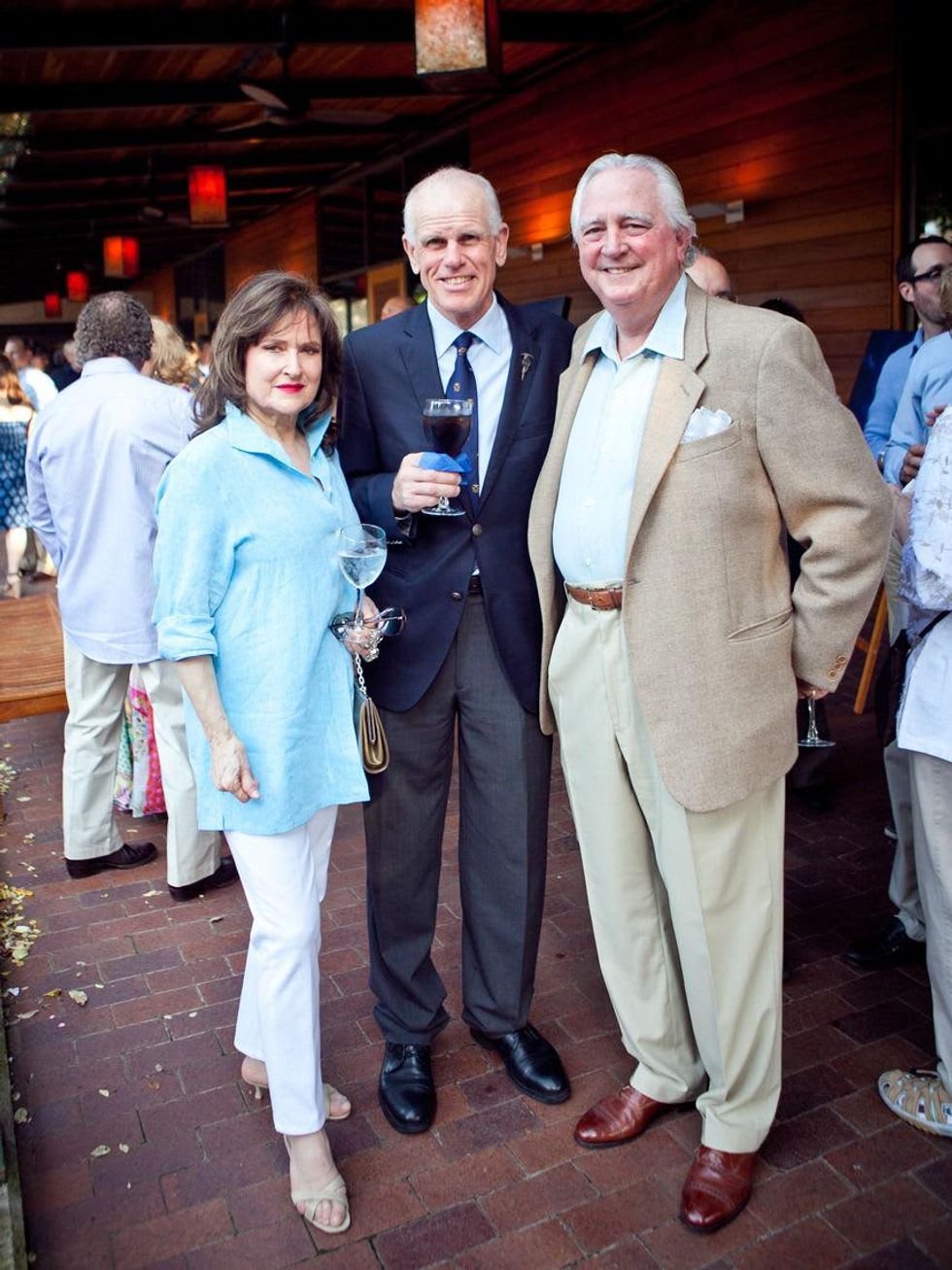Vera Thornton, Peter Hillary, Bob Thornton, 2103 Dallas Spring Party