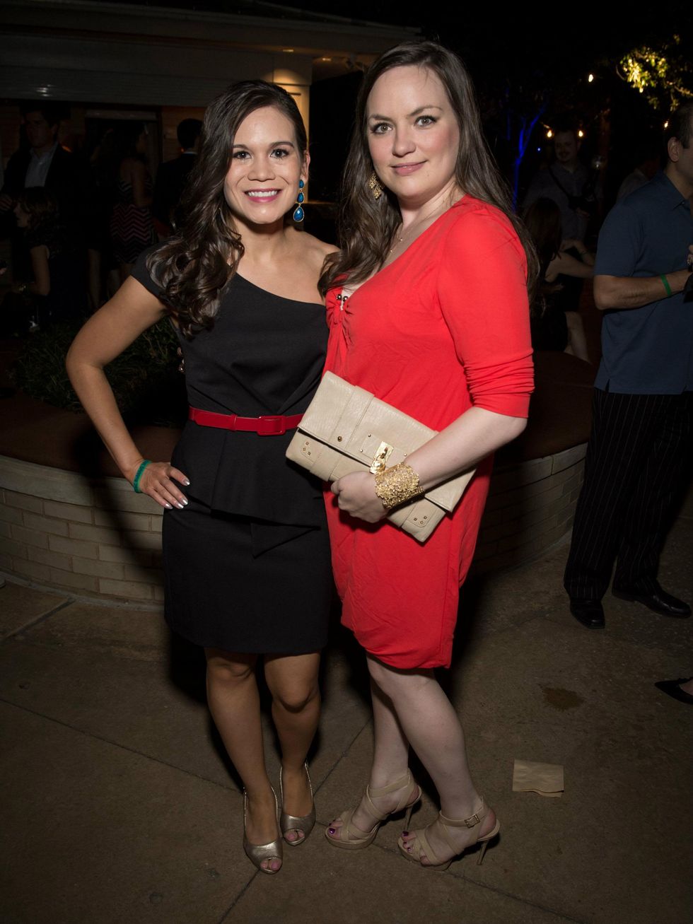 Veronica Roper, Mallory Marshall at Bubbly Q