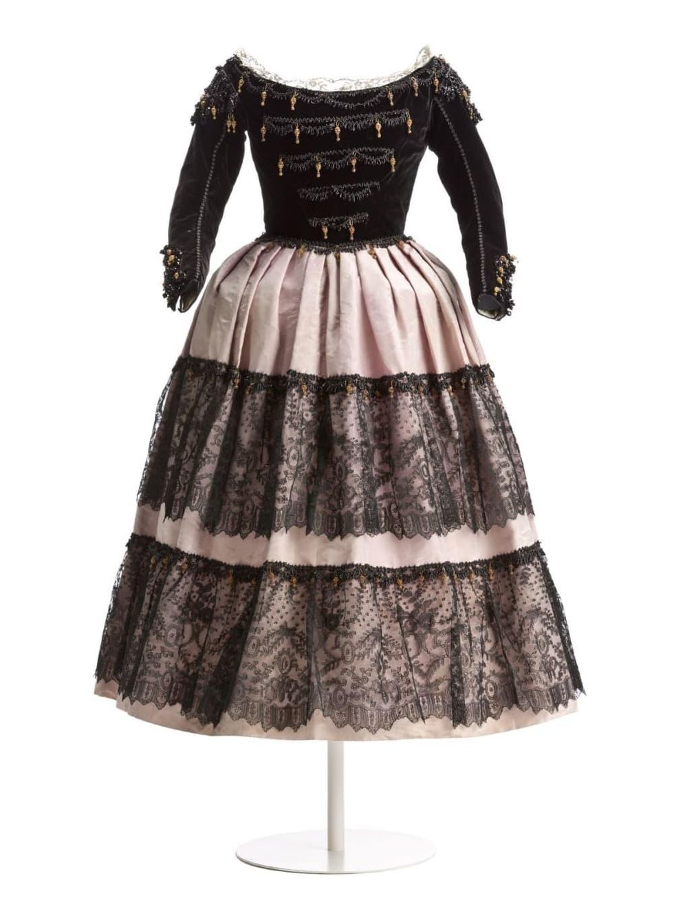 Vestido Infantil Isabel de Bourb\u00f3n y Bourb\u00f3n (Dress), "Canvas & Silk"