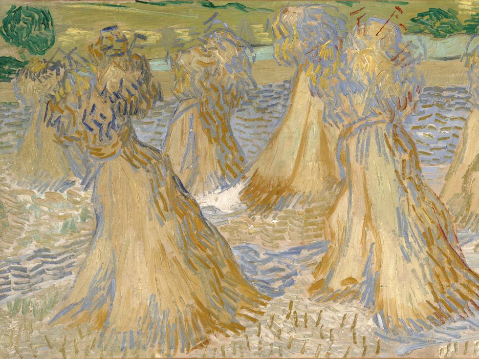 Vincent van Gogh's Seaves of Wheat (detail)