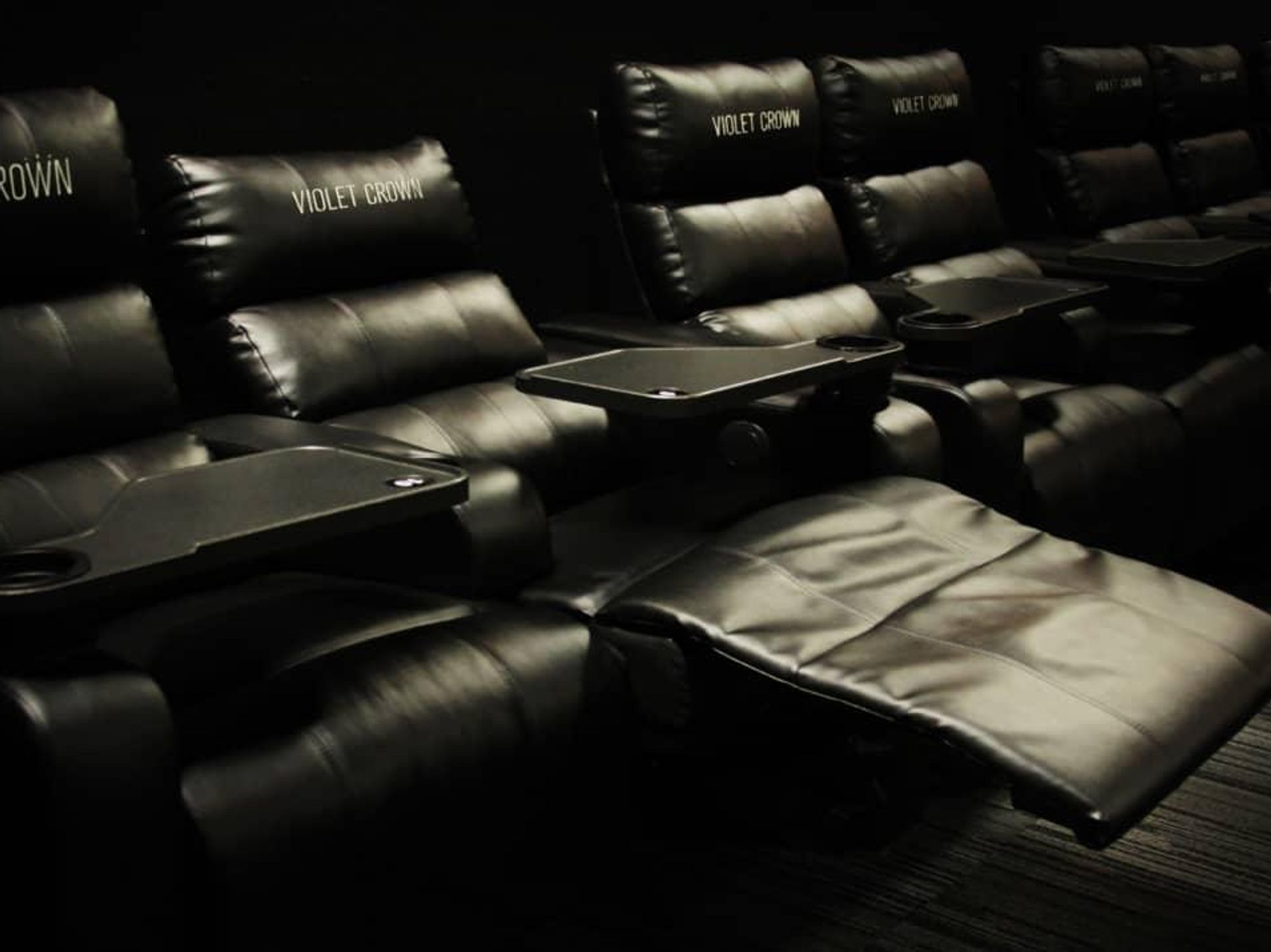 Violet Crown Cinema theater seats