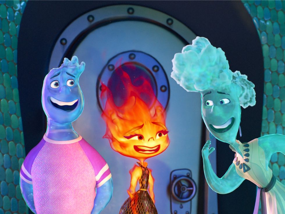 Fire and water (and earth and air) mix it up in Disney/Pixar's ...