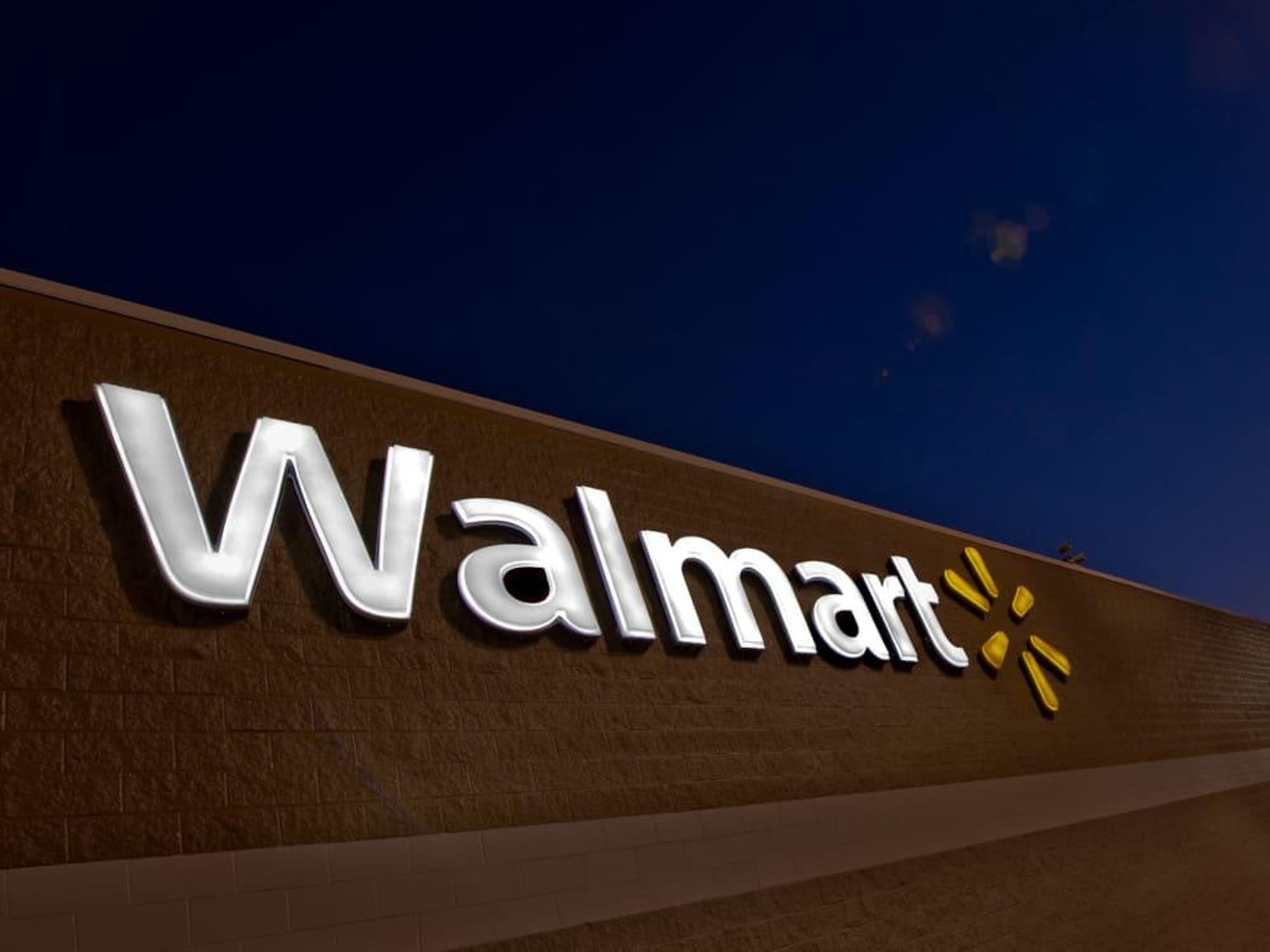 Walmart, sign, logo, December 2012