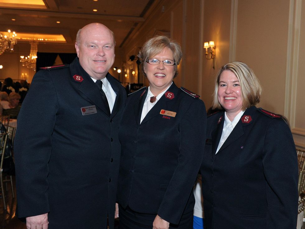 Ward Matthews, Sawn Luyk, Michele Matthews, Salvation Army Luncheon