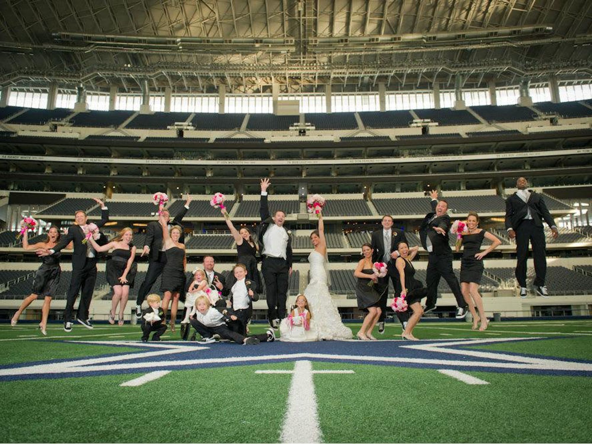 Wedding at AT&T Stadium