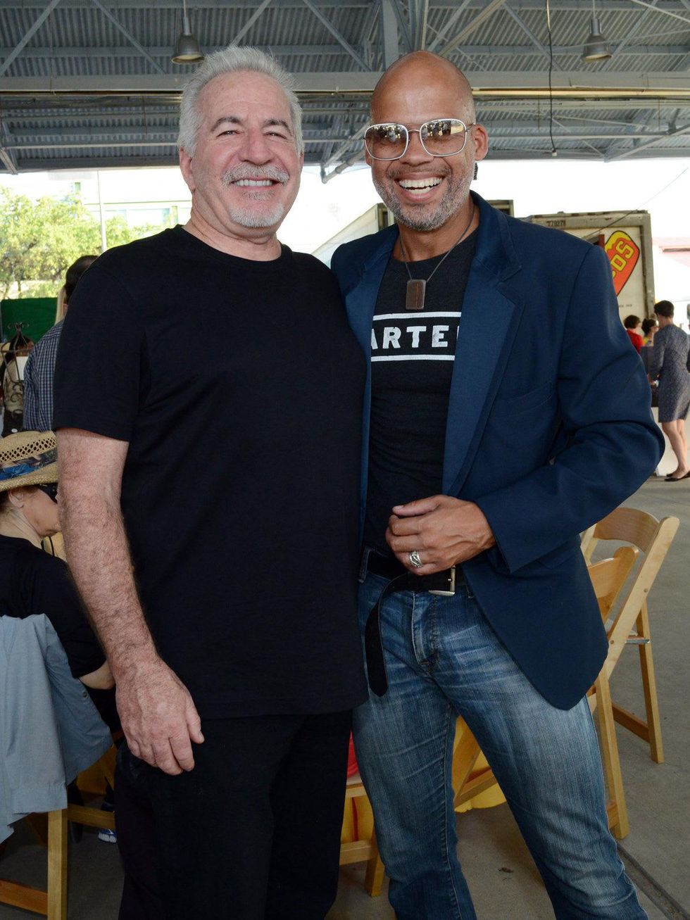 White guy and Jackson at 2014 Raiser Grazer