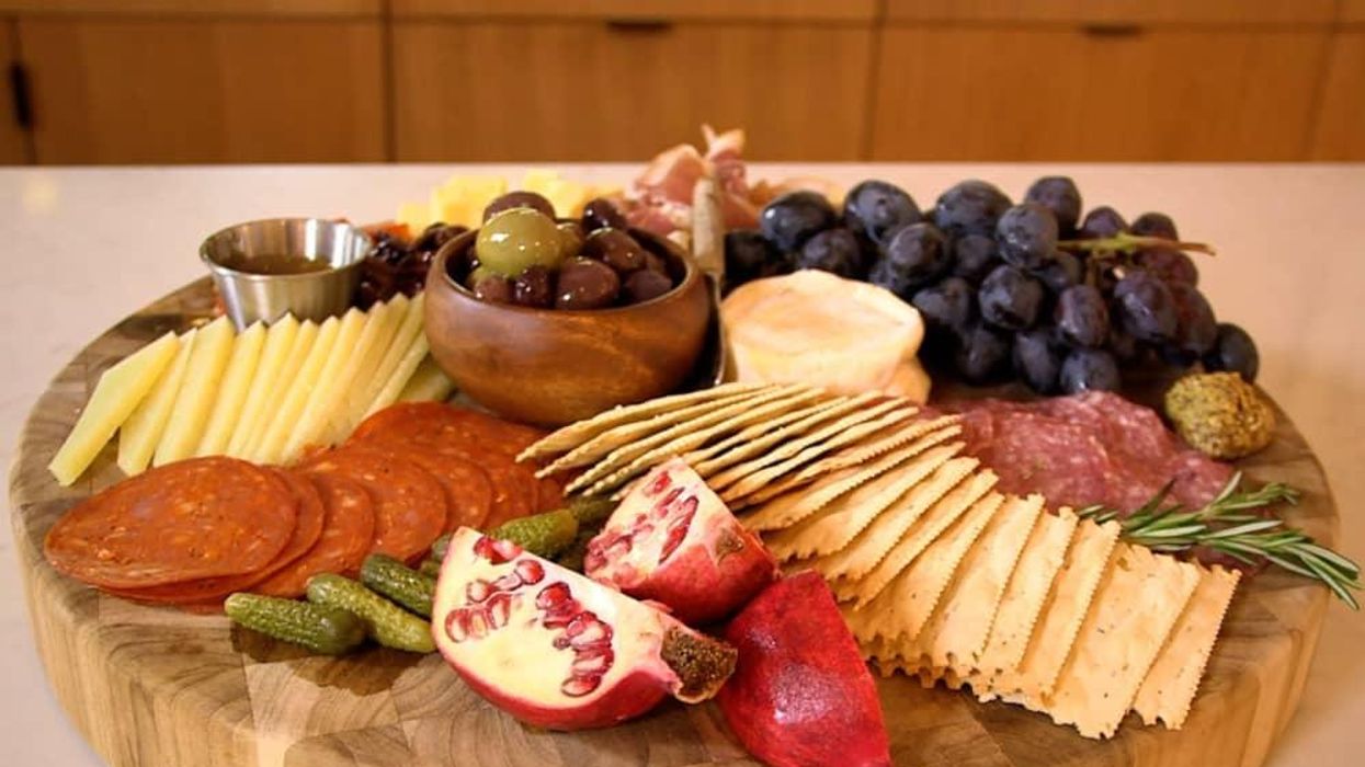 Whole Food cheese and charcuterie plate