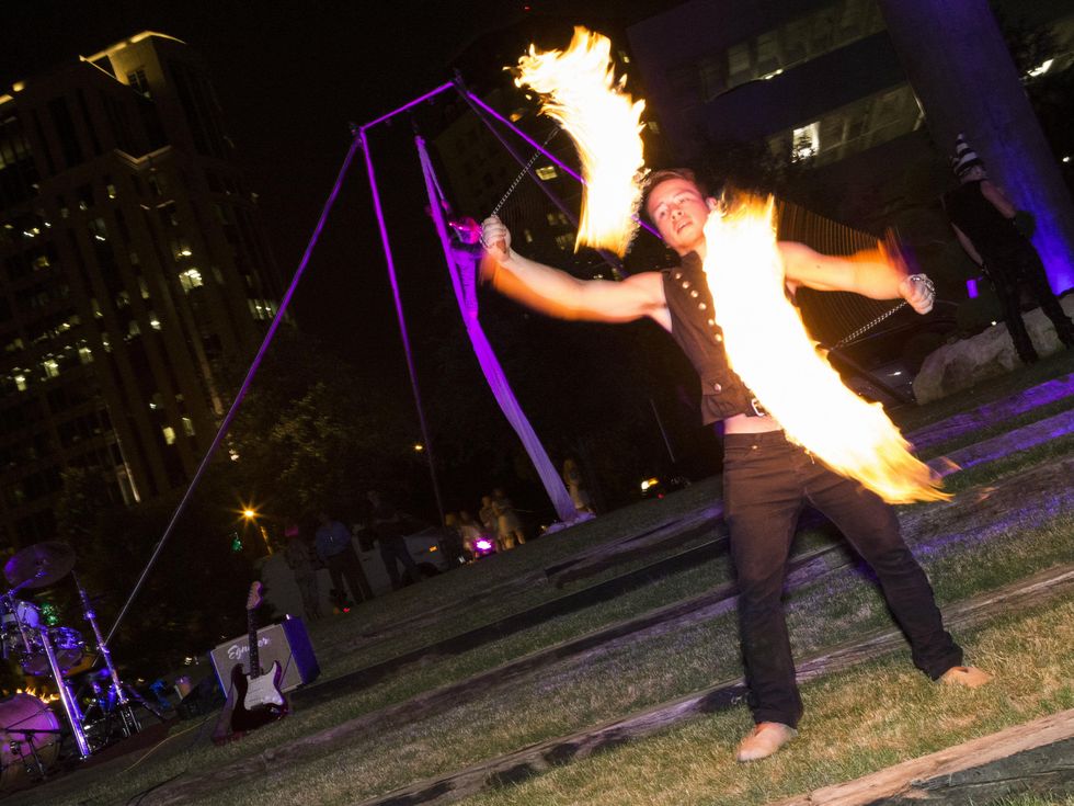 Wilkinson Center, White Party