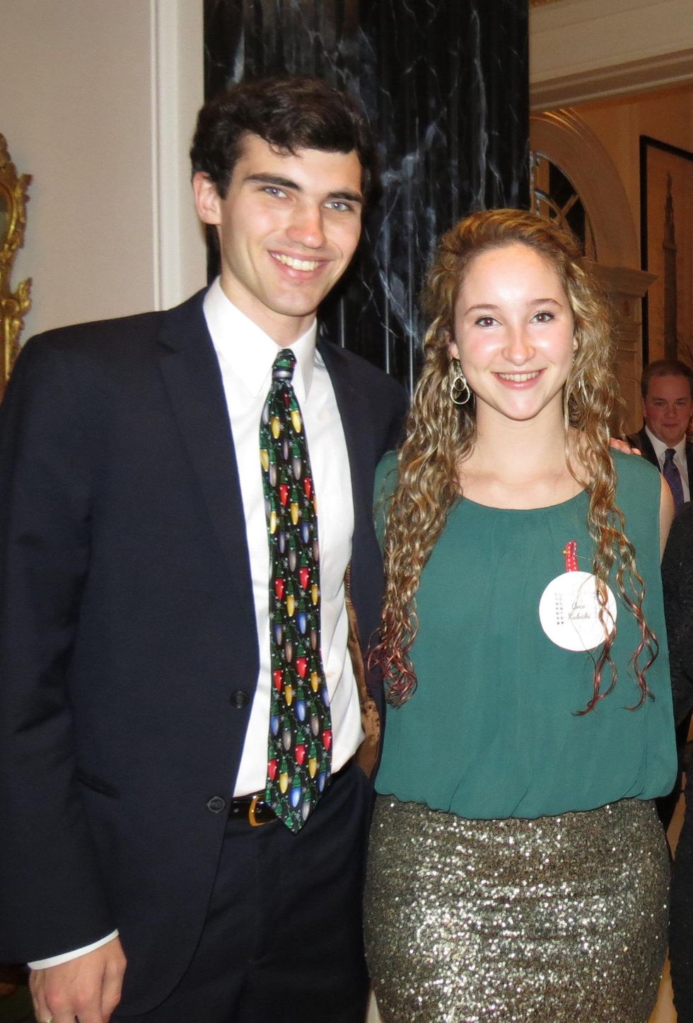 Will Labadie and Coco Kubicki, DSOL deb holiday festivities