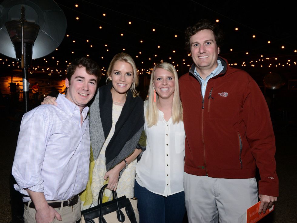 William Manning, Kate Van Amburgh, Gretchen Manning, Jere Thompson, RMHD Young Friends Party
