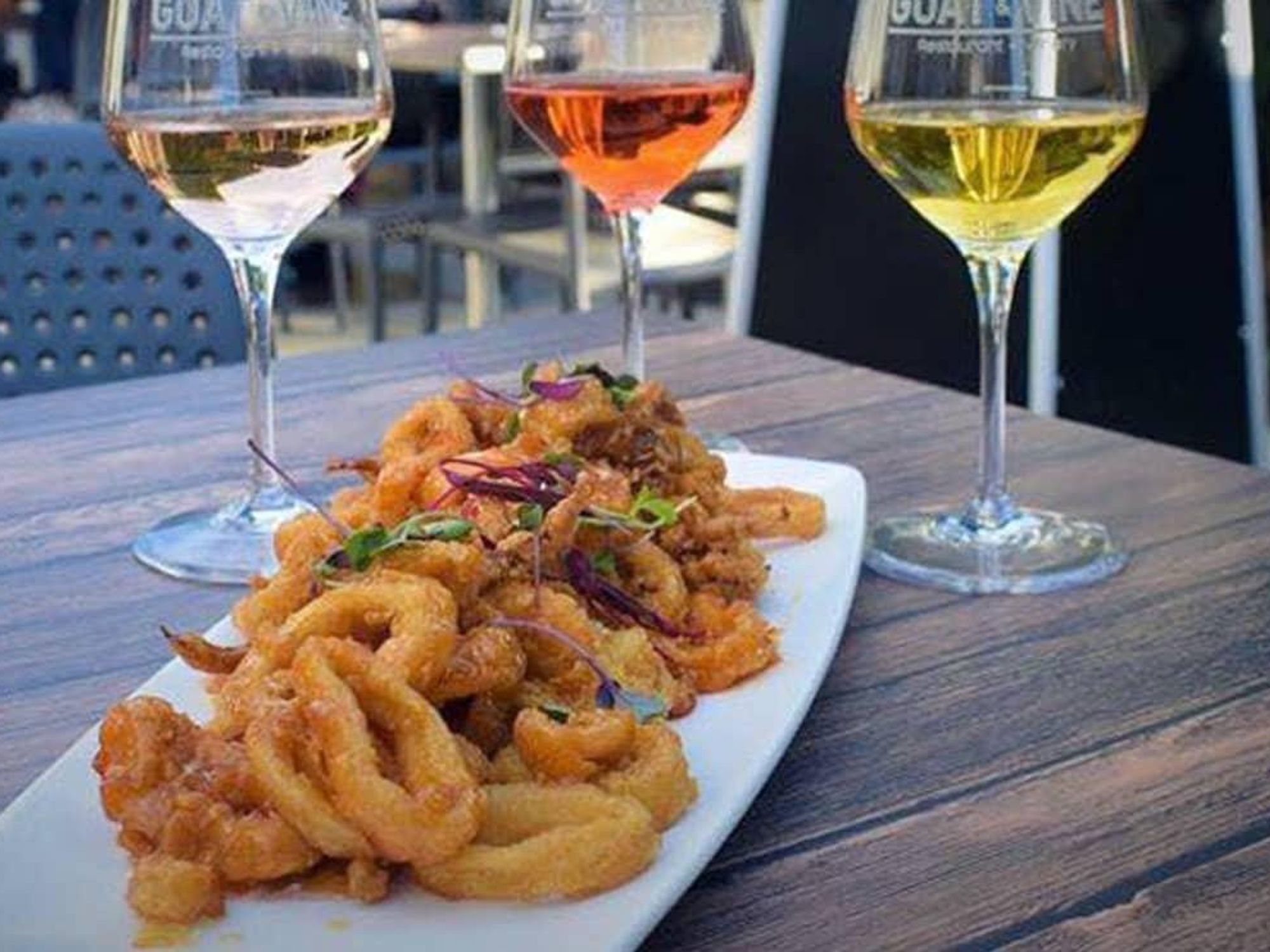 wine calamari