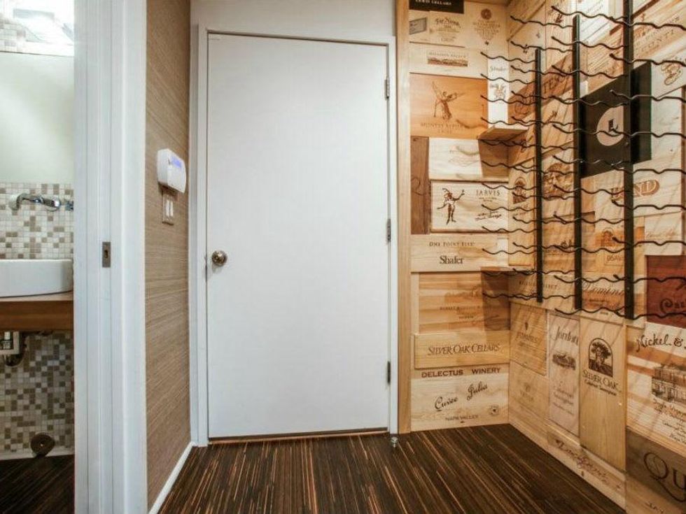 Wine room at 4321 Travis St. in Dallas
