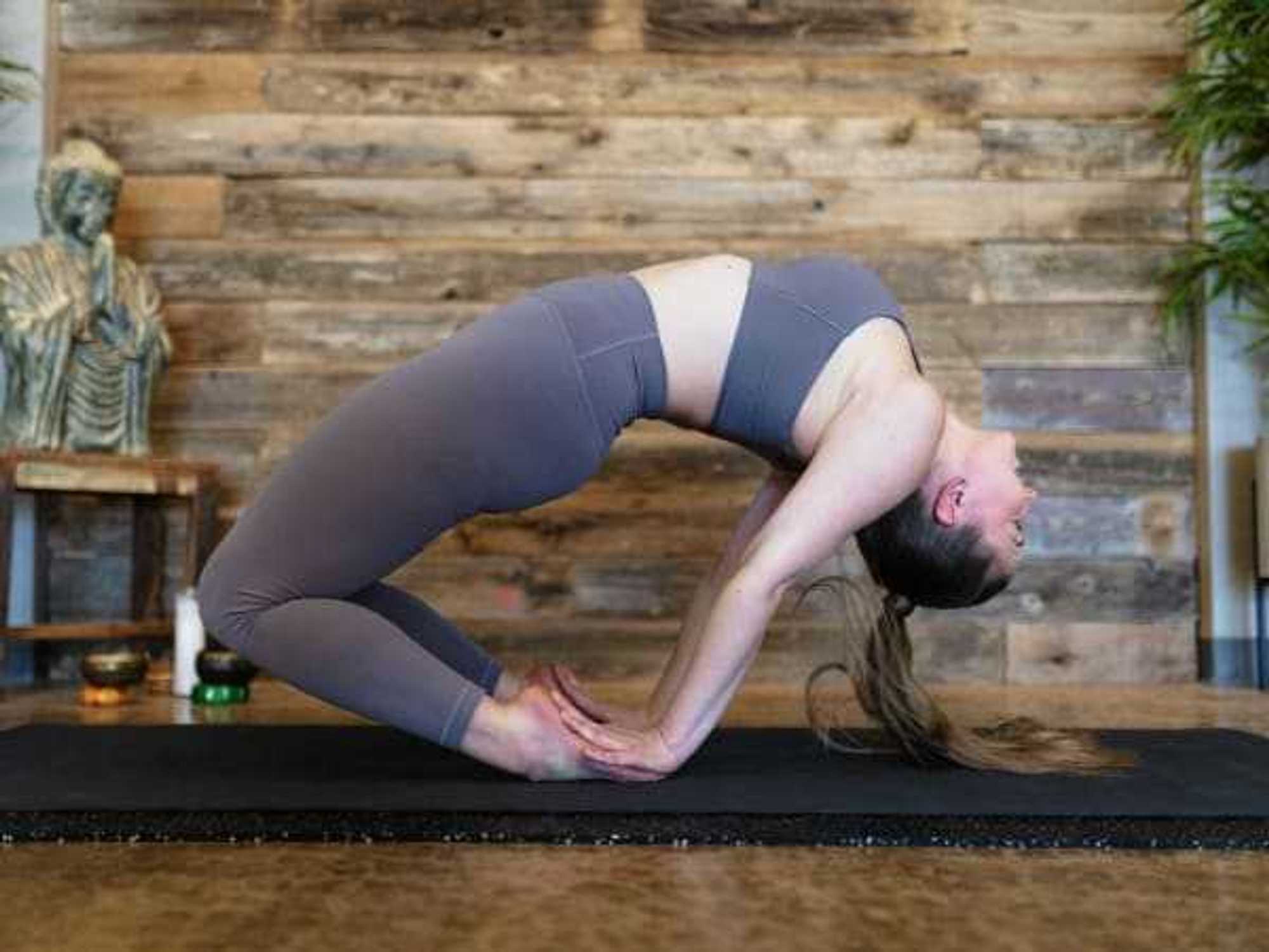 Woman doing yoga