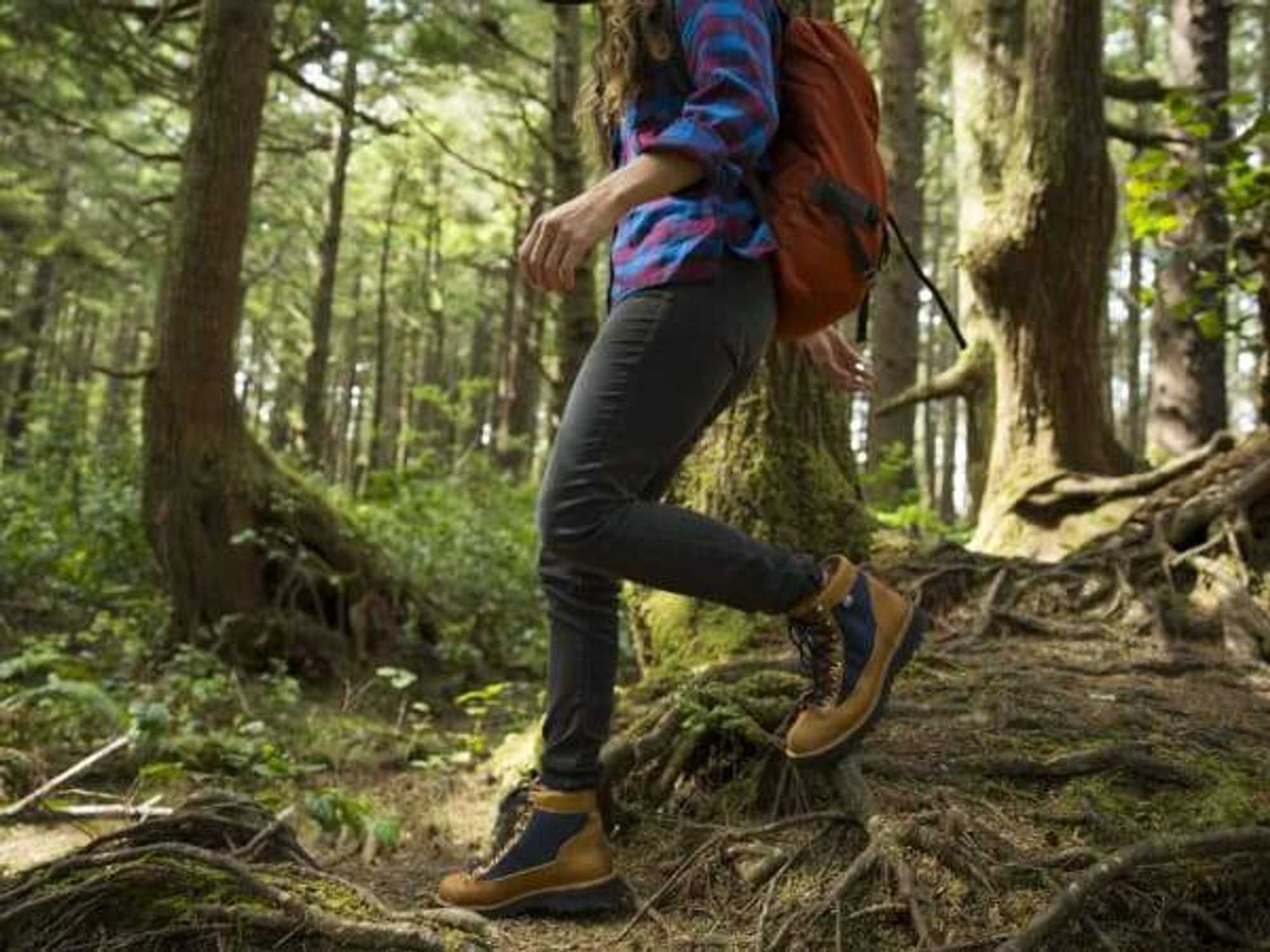 Woman hiking