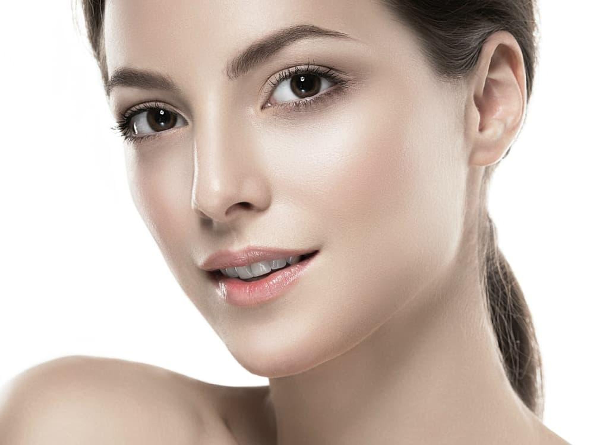 Woman up-close portrait