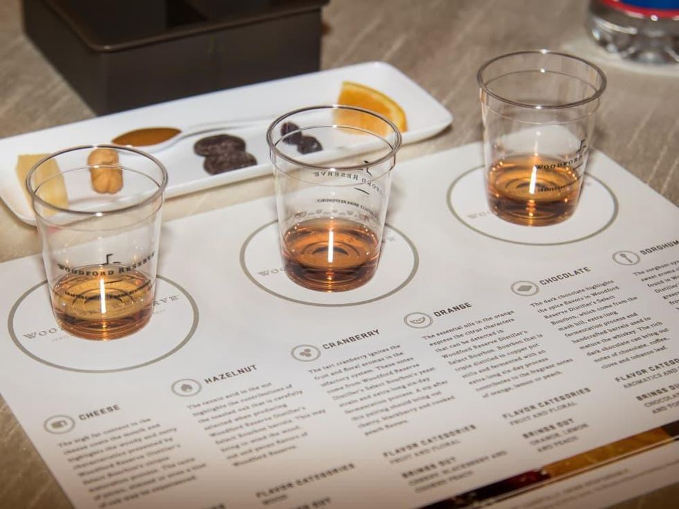 Woodford Reserve bourbon tasting