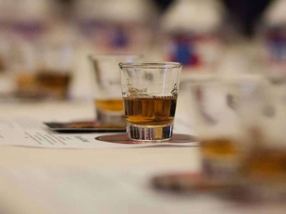 Woodford Reserve whiskey tasting