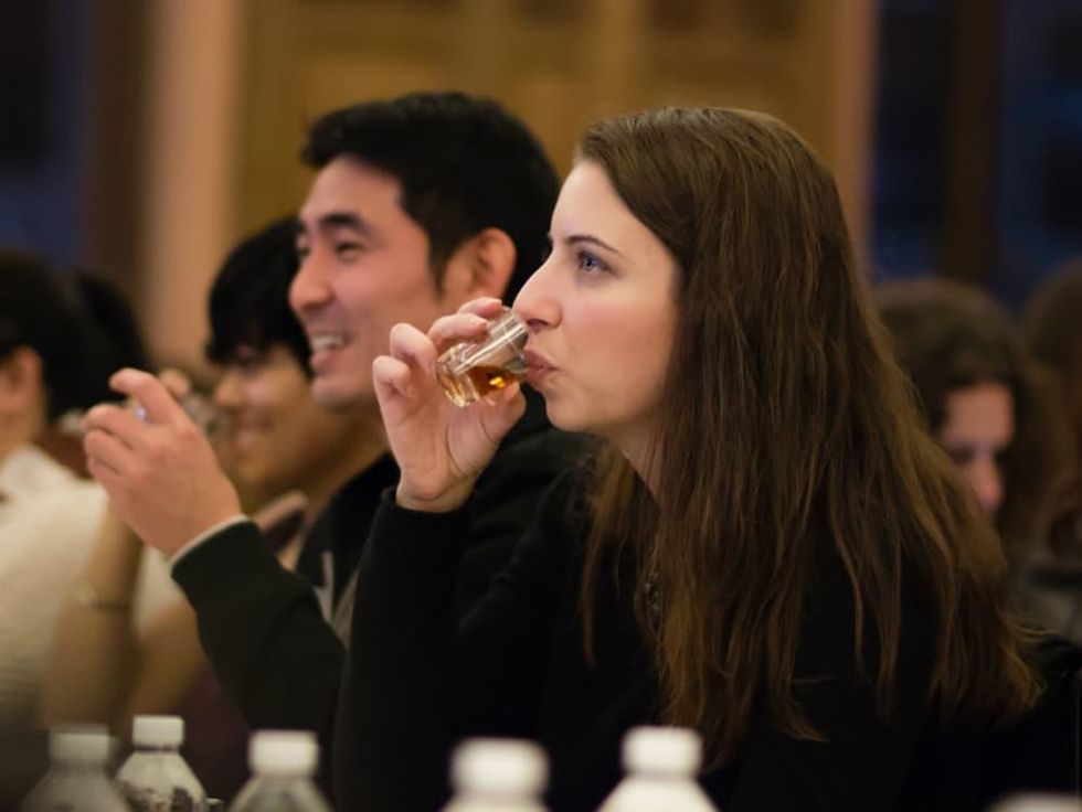 Woodford Reserve whiskey tasting