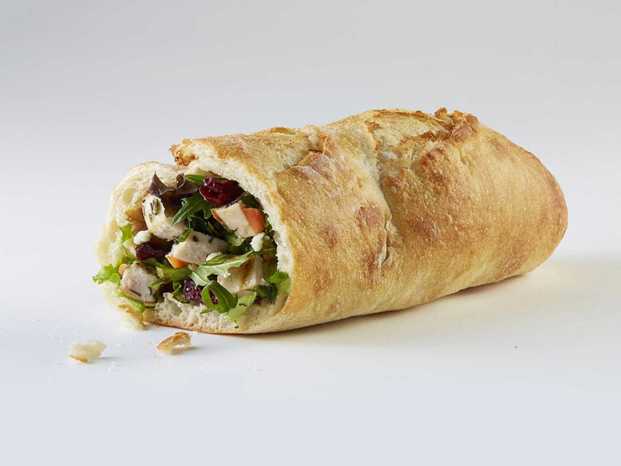 Wrap sandwich at Bread Zeppelin restaurant in Irving