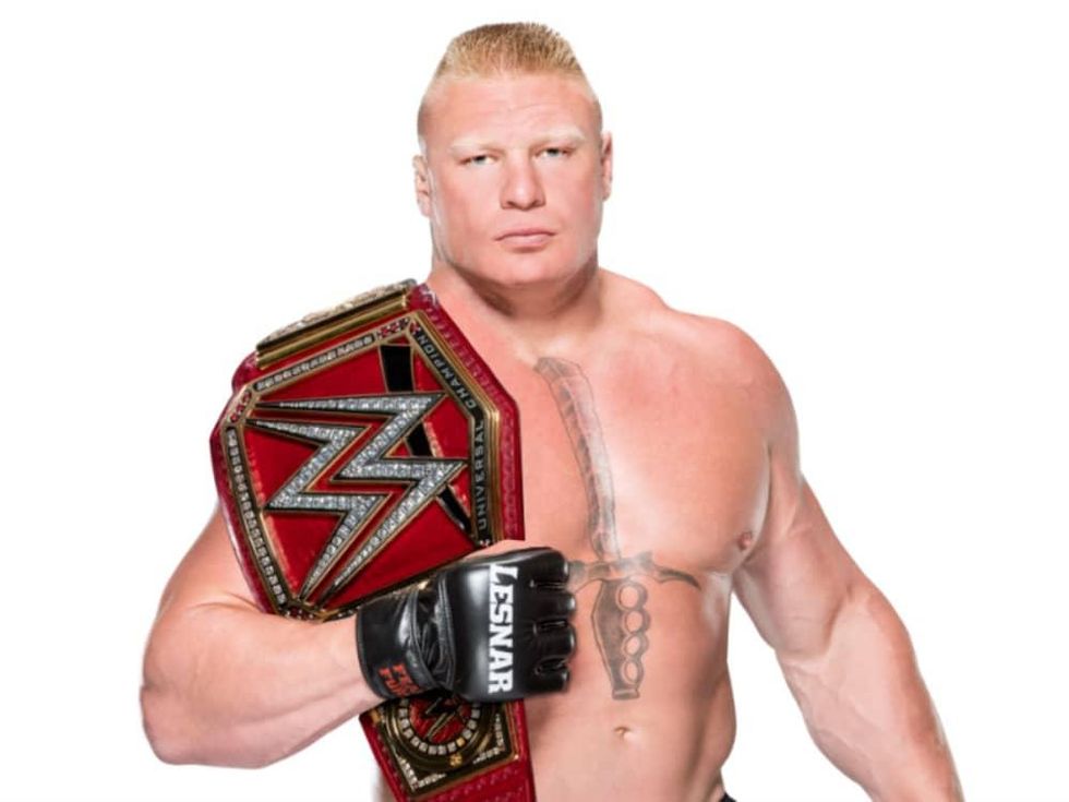 WWE wrestler Brock Lesnar