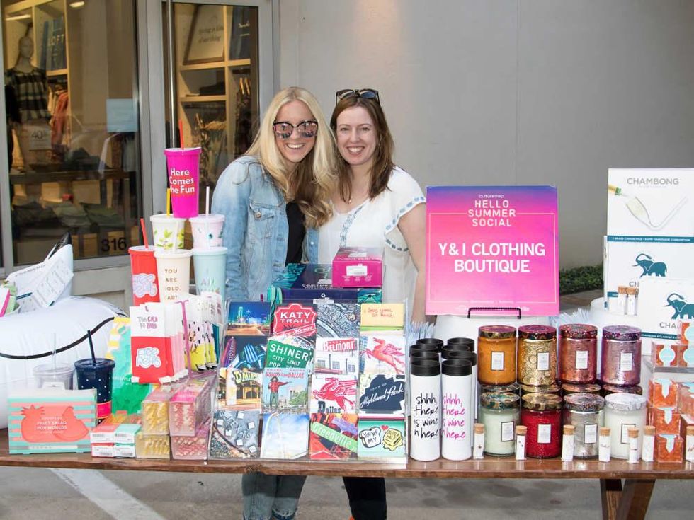 Y&I Clothing station at Hello Summer Social