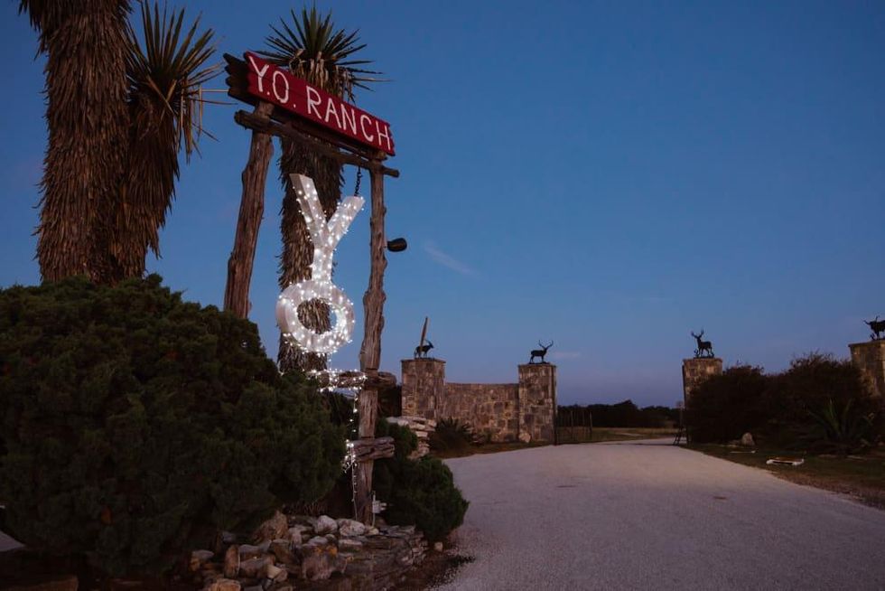 Y.O. Ranch sign