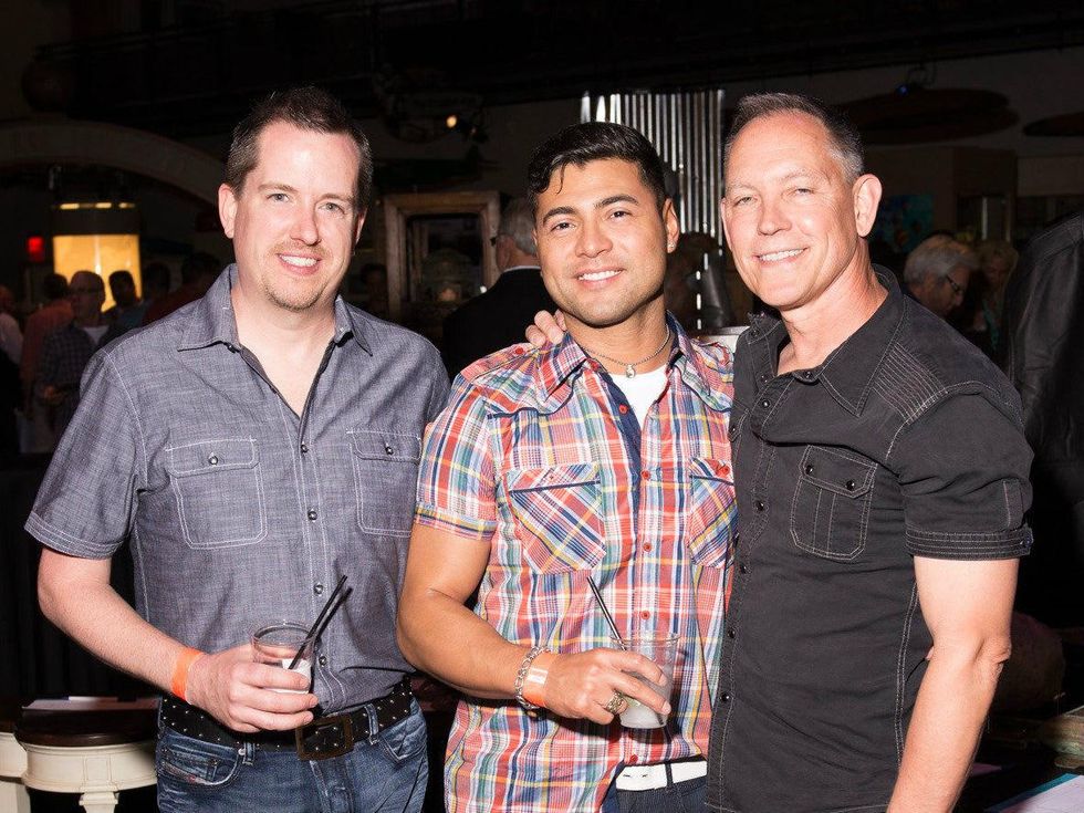 Yancey Butler, Victor Flores, Craig Tomanek, No Tie Dinner & Dessert Party