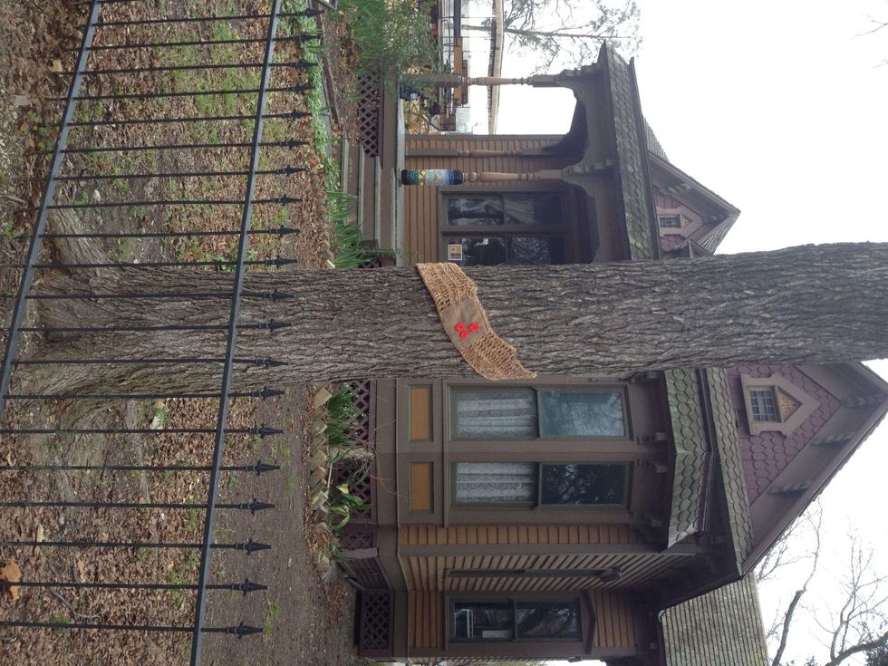 Yarn Bombing Dallas Heritage Village