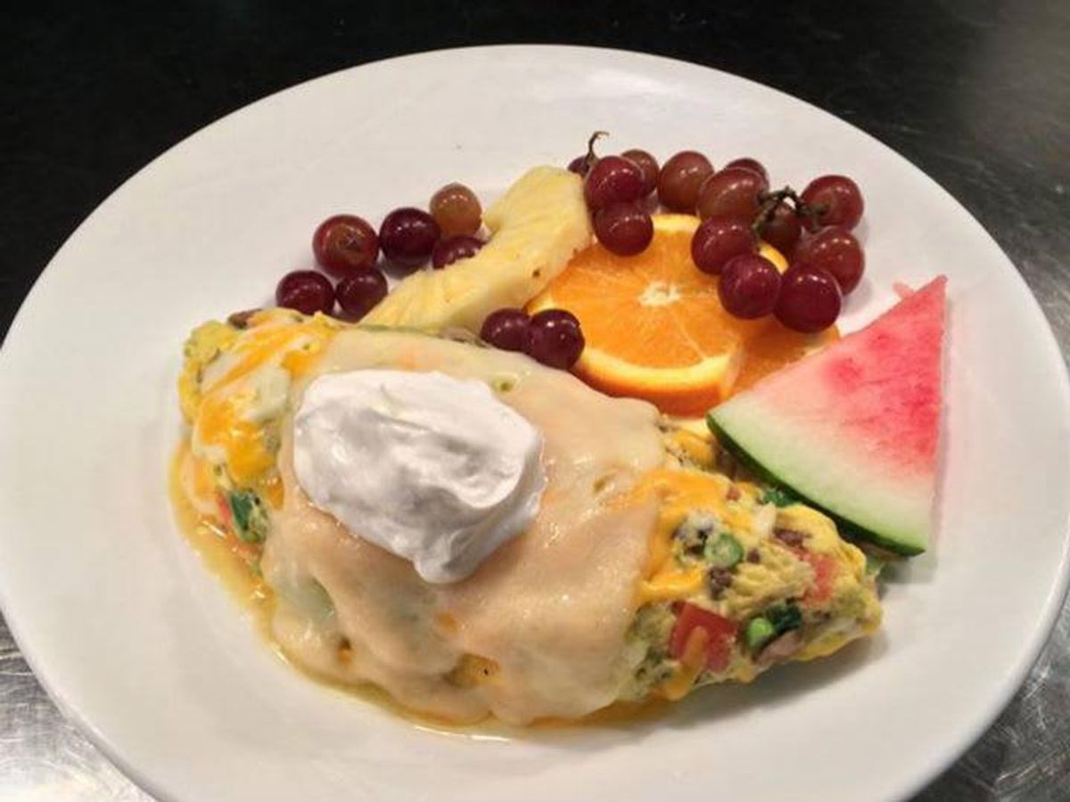Omelets at Yolk are made from five eggs. CultureMap Dallas