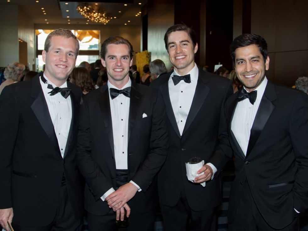 Young professionals at the Yellow Rose Gala 2016