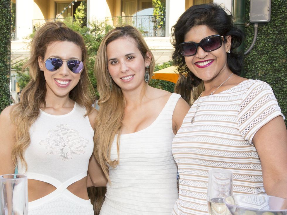 Ytalia Bocanegra, Kaitlin McCrum, Lina Ghosh, white party kick off