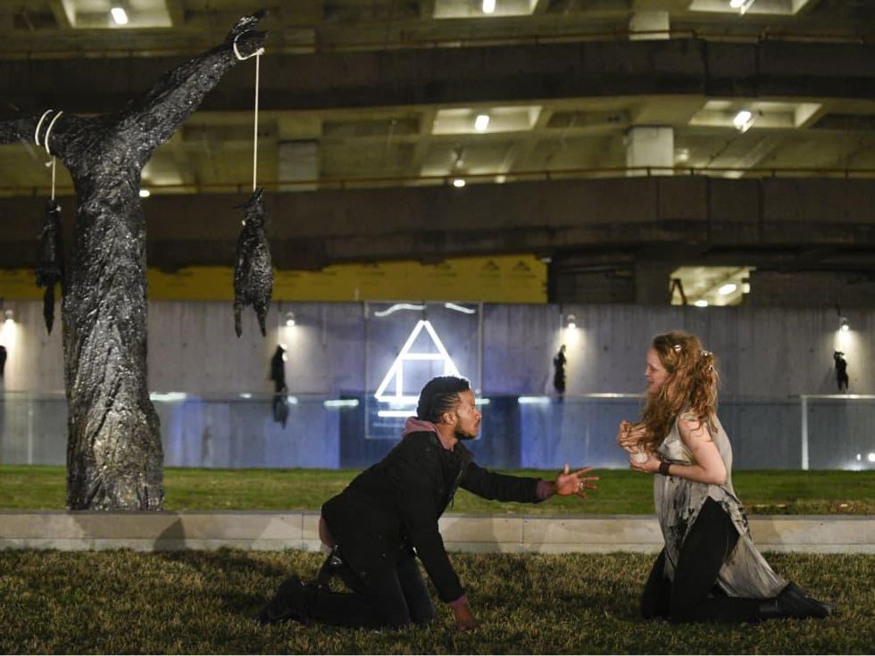 Yusef D. Seevers and Abbey Siegworth in Electra