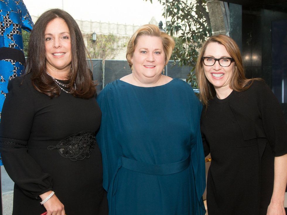 Yvette Ostolaza, Rebecca Fletcher, Michelle Lacy, centerstage kick off