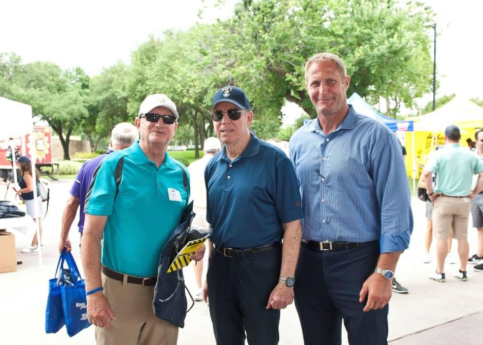 Z Marshall, Roger Staubach and Chad Hennings