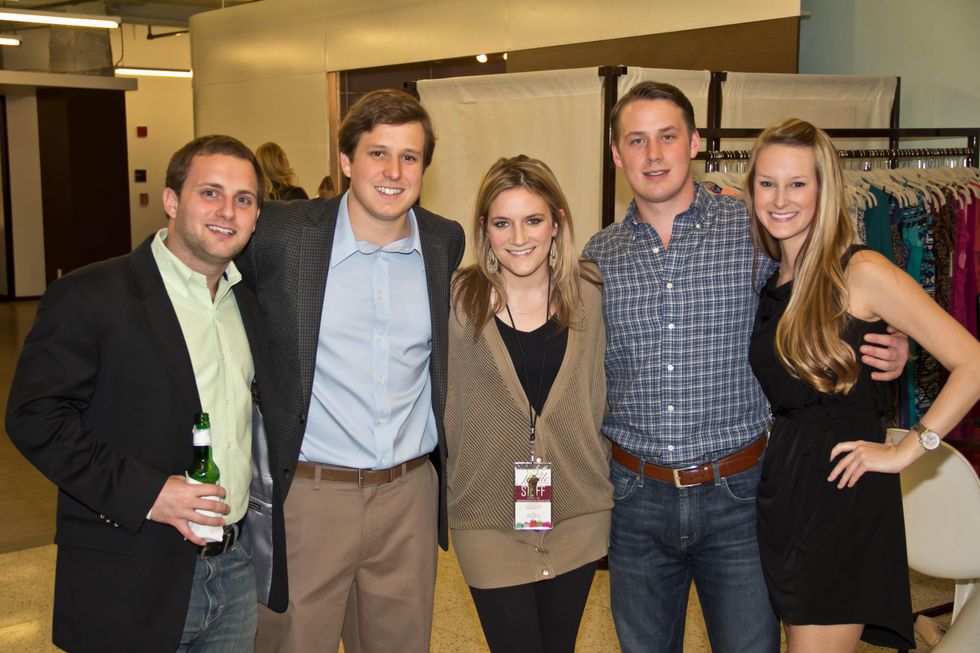 Zach Basich, Barrett Smith, Lauren Burgin, Cameron Hughey, Stephanie Hromadka