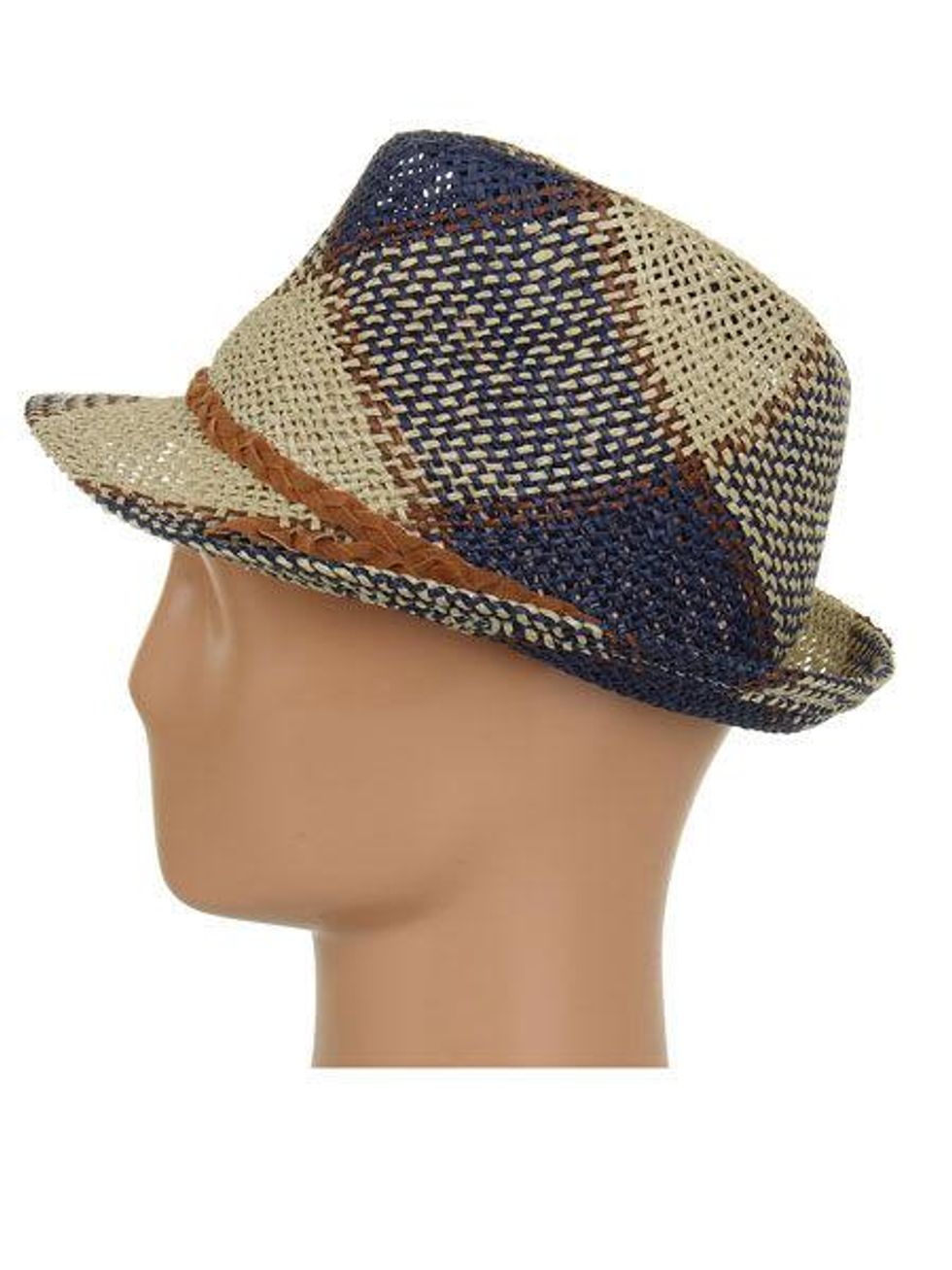 zappos Michael Stars Plaid Fedora