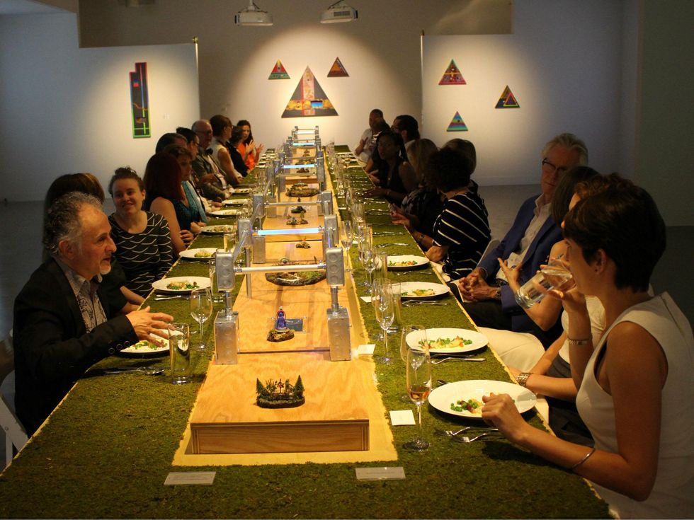 zhulong gallery dinner